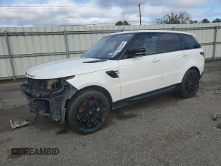 2020 Land Rover Range Rover Sport HSE with VIN SALWR2SU1LA700032, listed as a Copart auction lot 86835484 with 124,095 mi miles and Salvage Title. Bid and sale history available at DreamBid. Image 1.