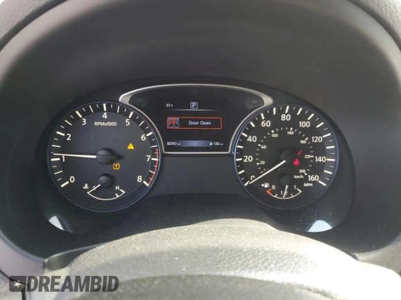 2017 Nissan Altima SV with VIN 1N4AL3AP3HC232584, listed as a Copart auction lot 54709435 with 80,707 mi miles and Salvage title. Bid and sale history available at DreamBid. Image 9.