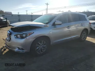 2015 Infiniti QX60 with VIN 5N1AL0MN5FC518514, listed as a Copart auction lot 42862145 with 118,982 mi miles and Salvage Title. Bid and sale history available at carsss.com. Image 1.