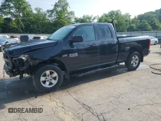 2017 Ram 1500 Tradesman with VIN 1C6RR7FT6HS839973, listed as a Copart auction lot 60552185 with 103,712 mi miles and Salvage title. Bid and sale history available at DreamBid. Image 1.