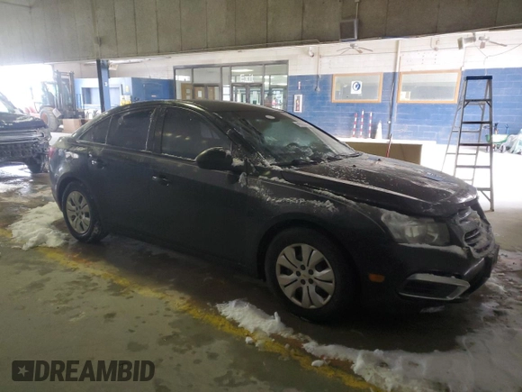 2015 Chevrolet Cruze LS z VIN 1G1PA5SHXF7151125, wystawiony jako Copart lot #41705355 z przebiegiem Nie podano mil oraz Nie do naprawy • Non repairable. Historia ofert i sprzedaży dostępna na DreamBid. Obrazek 4.