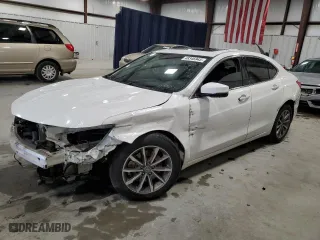 2019 Acura TLX with VIN 19UUB1F38KA008963, listed as a Copart auction lot 48346945 with 115,448 mi miles and Salvage Title. Bid and sale history available at carsss.com. Image 1.