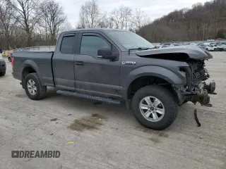 2015 Ford F-150 XLT with VIN 1FTEX1EP4FFC89967, listed as a Copart auction lot 50728835 with 154,528 mi miles and Salvage Title. Bid and sale history available at DreamBid. Image 4.