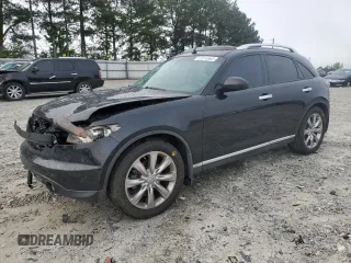 2008 Infiniti FX z VIN JNRAS08U58X103830, wystawiony jako Copart lot #57915965 z przebiegiem 202 718 mil mil oraz Szkoda całkowita • Salvage title. Historia ofert i sprzedaży dostępna na DreamBid. Obrazek 1.