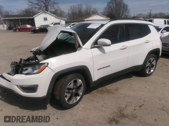 2017 Jeep Compass Limited z VIN 3C4NJDCBXHT641050, wystawiony jako IAAI lot #41838264 z przebiegiem 125 448 mil mil oraz . Historia ofert i sprzedaży dostępna na DreamBid. Obrazek 16.