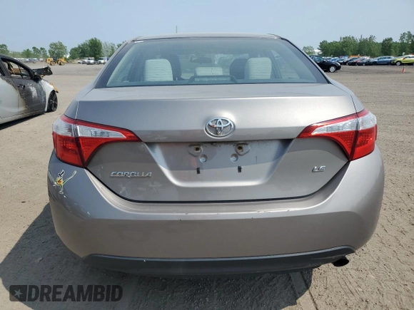 2016 Toyota Corolla L with VIN 2T1BURHE9GC627166, listed as a Copart auction lot 59923255 with 147,409 mi miles and Salvage title. Bid and sale history available at DreamBid. Image 6.