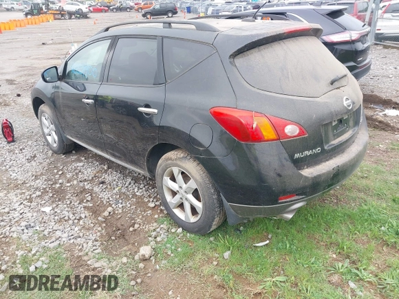 2009 Nissan Murano S with VIN JN8AZ18W99W129037, listed as a IAAI auction lot 42209900 with 139,263 mi miles. Bid and sale history available at carsss.com. Image 3.
