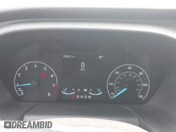 2024 Ford Transit Cargo with VIN 1FTBR2C82RKA72122, listed as a IAAI auction lot 42432209 with 26,806 mi miles and . Bid and sale history available at DreamBid. Image 7.