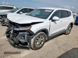 2019 Hyundai Santa Fe SE z VIN 5NMS23AD0KH106263, wystawiony jako Copart lot #58515025 z przebiegiem 40 825 mil mil oraz Szkoda całkowita • Salvage title. Historia ofert i sprzedaży dostępna na DreamBid. Obrazek 1.