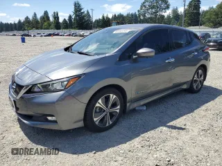 2018 Nissan LEAF SV with VIN 1N4AZ1CP4JC305144, listed as a Copart auction lot 63092295 with 49,729 mi miles and Clean title. Bid and sale history available at DreamBid. Image 1.