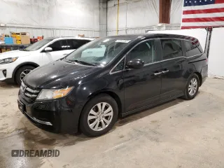 2015 Honda Odyssey EX-L with VIN 5FNRL5H69FB098699, listed as a Copart auction lot 53849785 with 134,800 mi miles and Clean Title. Bid and sale history available at carsss.com. Image 1.