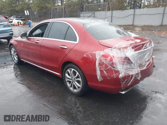 2017 Mercedes-Benz C 300 with VIN 55SWF4KB9HU212762, listed as a IAAI auction lot 41111475 with 88,849 mi miles and . Bid and sale history available at DreamBid. Image 3.