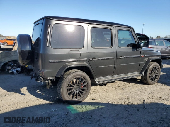 2023 Mercedes-Benz G 550 with VIN W1NYC6BJ8PX477062, listed as a Copart auction lot 46707575 with 20,232 mi miles and Salvage Title. Bid and sale history available at DreamBid. Image 3.