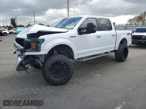 2018 Ford F-150 XL with VIN 1FTEW1EG5JKD91555, listed as a Copart auction lot 52226745 with 94,172 mi miles and Salvage Title. Bid and sale history available at DreamBid. Image 1.
