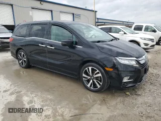 2019 Honda Odyssey Elite with VIN 5FNRL6H94KB108422, listed as a Copart auction lot 51492365 with 91,948 mi miles and Salvage Title. Bid and sale history available at DreamBid. Image 4.
