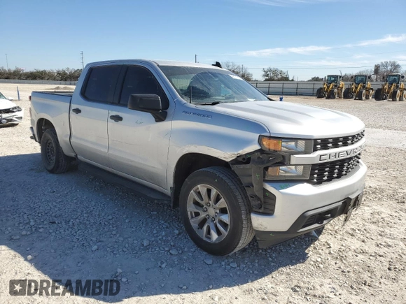 2020 Chevrolet Silverado 1500 Custom with VIN 3GCPWBEHXLG212637, listed as a Copart auction lot 42171255 with 105,055 mi miles and Salvage Title. Bid and sale history available at carsss.com. Image 4.