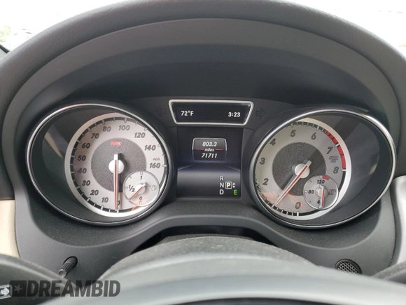 2015 Mercedes-Benz CLA 250 with VIN WDDSJ4GB2FN190079, listed as a Copart auction lot 58559595 with 71,711 mi miles and Salvage title. Bid and sale history available at DreamBid. Image 9.