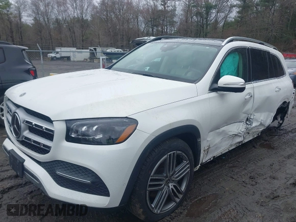 2021 Mercedes-Benz GLS 450 z VIN 4JGFF5KEXMA386713, wystawiony jako IAAI lot #41966263 z przebiegiem 63 039 mil mil oraz . Historia ofert i sprzedaży dostępna na DreamBid. Obrazek 17.