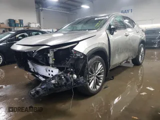 2022 Lexus NX 350h Luxury with VIN 2T2HKCEZ1NC006369, listed as a Copart auction lot 45642745 with 34,313 mi miles and Salvage Title. Bid and sale history available at DreamBid. Image 1.
