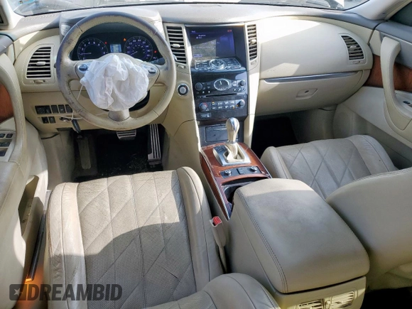 2013 Infiniti FX with VIN JN8CS1MW5DM172149, listed as a Copart auction lot 62589785 with 154,961 mi miles and Salvage title. Bid and sale history available at DreamBid. Image 8.