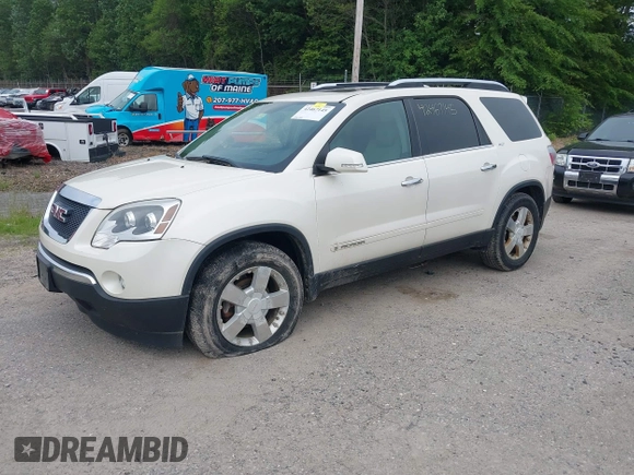 2008 GMC Acadia SLT2 with VIN 1GKEV33708J168815, listed as a IAAI auction lot 42467145 with 133,241 mi miles and . Bid and sale history available at DreamBid. Image 2.