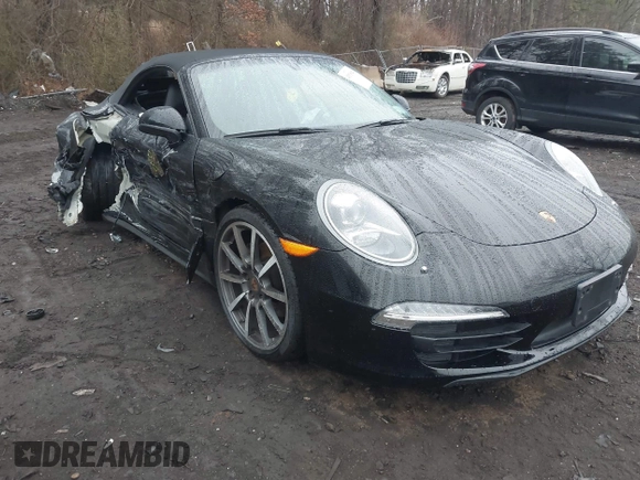 2014 Porsche 911 Carrera with VIN WP0CA2A92ES140470, listed as a IAAI auction lot 41918049 with 24,297 mi miles. Bid and sale history available at carsss.com. Image 1.