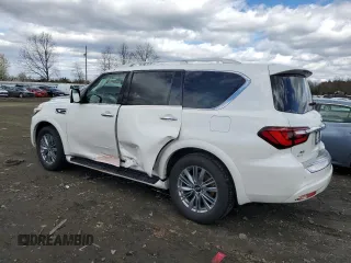 2022 Infiniti QX80 PREMIUM SELECT with VIN JN8AZ2AE4N9292372, listed as a Copart auction lot 49708444 with 35,900 mi miles and Salvage Title. Bid and sale history available at carsss.com. Image 2.