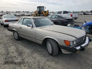 1986 Mercedes-Benz 560 SL with VIN WDBBA48D7GA038817, listed as a Copart auction lot 78922974 with 54,926 mi miles and Clean Title. Bid and sale history available at DreamBid. Image 4.