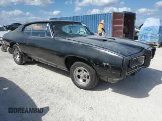 1968 Pontiac GTO z VIN 242378P225686, wystawiony jako Copart lot #77581184 z przebiegiem 54 226 mil mil oraz Szkoda całkowita • Salvage title. Historia ofert i sprzedaży dostępna na DreamBid. Obrazek 4.