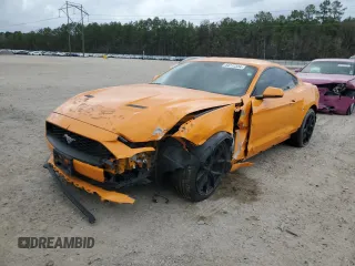 2019 Ford Mustang EcoBoost with VIN 1FA6P8TH4K5138092, listed as a Copart auction lot 44217334 with 91,743 mi miles and Salvage title. Bid and sale history available at DreamBid. Image 1.