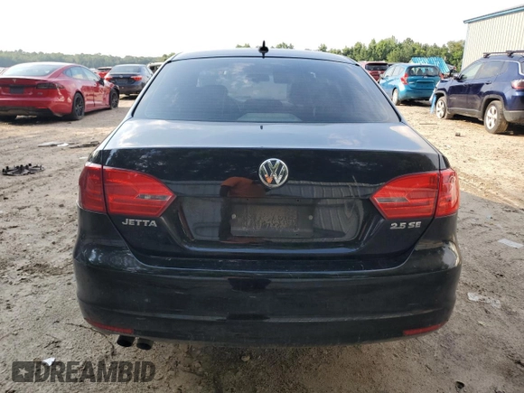 2012 Volkswagen Jetta SE with VIN 3VWDX7AJ0CM314940, listed as a Copart auction lot 61930085 with 221,356 mi miles and Salvage title. Bid and sale history available at DreamBid. Image 6.