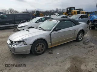 2001 Ford Mustang Deluxe with VIN 1FAFP44491F150140, listed as a Copart auction lot 48505185 with 259,819 mi miles and Salvage Title. Bid and sale history available at carsss.com. Image 1.