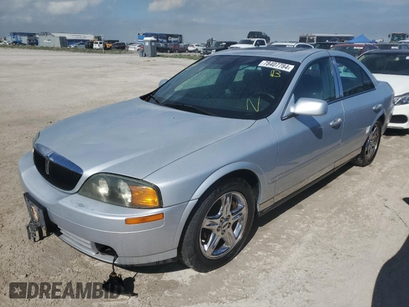 2001 Lincoln LS Sport with VIN 1LNHM87A11Y711788, listed as a Copart auction lot 78407784 with Not Provided miles and Non Repairable. Bid and sale history available at carsss.com. Image 1.