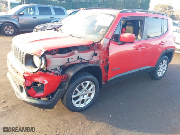 2019 Jeep Renegade Altitude with VIN ZACNJBBB9KPK14329, listed as a IAAI auction lot 41490766 with 140,234 mi miles. Bid and sale history available at carsss.com. Image 17.