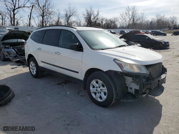 2014 Chevrolet Traverse LS with VIN 1GNKRFKD9EJ364895, listed as a Copart auction lot 50161845 with 182,588 mi miles and Clean Title. Bid and sale history available at carsss.com. Image 4.