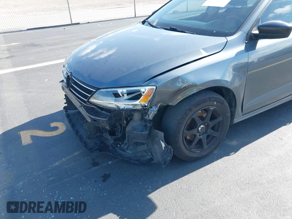 2015 Volkswagen Jetta S with VIN 3VW1K7AJ9FM288103, listed as a IAAI auction lot 42296726 with 160,196 mi miles and . Bid and sale history available at DreamBid. Image 6.