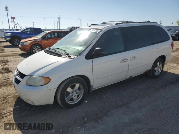 2006 Dodge Grand Caravan SXT z VIN 2D4GP44L96R630705, wystawiony jako Copart lot #55657705 z przebiegiem 243 020 mil mil oraz Szkoda całkowita • Salvage title. Historia ofert i sprzedaży dostępna na DreamBid. Obrazek 1.