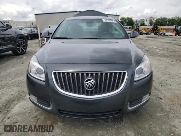 2013 Buick Regal Turbo Premium 2 with VIN 2G4GT5GV8D9166164, listed as a Copart auction lot 58703425 with 77,657 mi miles and Salvage title. Bid and sale history available at DreamBid. Image 5.