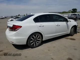 2015 Honda Civic EX-L z VIN 19XFB2F91FE011417, wystawiony jako Copart lot #55143755 z przebiegiem 134 653 mil mil oraz Szkoda całkowita • Salvage title. Historia ofert i sprzedaży dostępna na DreamBid. Obrazek 3.