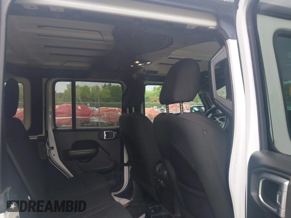 2018 Jeep Wrangler Unlimited Sport S with VIN 1C4HJXDG0JW324211, listed as a IAAI auction lot 42388525 with 79,278 mi miles and . Bid and sale history available at DreamBid. Image 8.