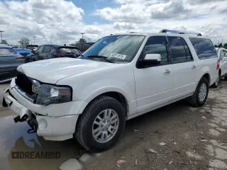 2013 Ford Expedition Max Limited with VIN 1FMJK2A58DEF69414, listed as a Copart auction lot 55811875 with 50,601 mi miles and Salvage title. Bid and sale history available at DreamBid. Image 1.