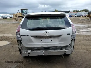2016 Toyota Prius v Two with VIN JTDZN3EU2GJ050862, listed as a Copart auction lot 49341295 with 127,914 mi miles and Salvage Title. Bid and sale history available at carsss.com. Image 6.