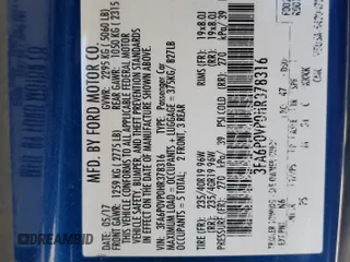 2017 Ford Fusion Sport with VIN 3FA6P0VP0HR378316, listed as a Copart auction lot 43107955 with 150,248 mi miles and Salvage Title. Bid and sale history available at carsss.com. Image 12.