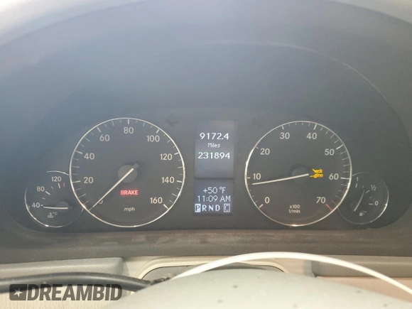 2006 Mercedes-Benz C 280 Luxury with VIN WDBRF54HX6A825189, listed as a Copart auction lot 81903084 with 231,894 mi miles and Salvage Title. Bid and sale history available at DreamBid. Image 9.