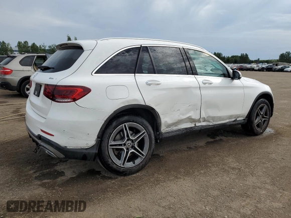 2021 Mercedes-Benz GLC 300 with VIN W1N0G8EB3MV322072, listed as a Copart auction lot 61944165 with 65,974 mi miles and Clean title. Bid and sale history available at DreamBid. Image 3.