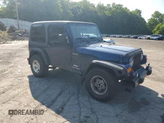 2003 Jeep Wrangler Sport z VIN 1J4FA49S13P347815, wystawiony jako Copart lot #59536685 z przebiegiem 74 298 mil mil oraz Szkoda całkowita • Salvage title. Historia ofert i sprzedaży dostępna na DreamBid. Obrazek 4.