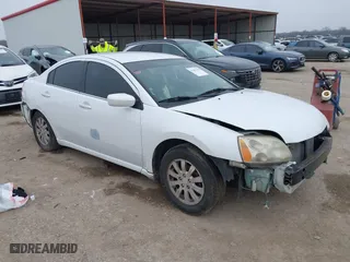 2012 Mitsubishi Galant ES with VIN 4A32B3FF6CE016336, listed as a IAAI auction lot 41487479 with 255,055 mi miles. Bid and sale history available at carsss.com. Image 1.