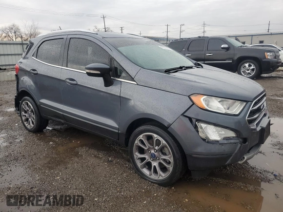 2019 Ford EcoSport Titanium z VIN MAJ3S2KE3KC261318, wystawiony jako Copart lot #47201385 z przebiegiem 71 959 mil mil oraz Szkoda całkowita • Salvage title. Historia ofert i sprzedaży dostępna na DreamBid. Obrazek 4.