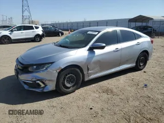 2020 Honda Civic LX z VIN 2HGFC2F62LH534353, wystawiony jako Copart lot #54756995 z przebiegiem 110 779 mil mil oraz Szkoda całkowita • Salvage title. Historia ofert i sprzedaży dostępna na DreamBid. Obrazek 1.