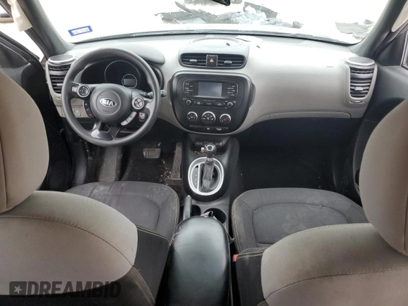 2016 Kia Soul + with VIN KNDJP3A5XG7401987, listed as a Copart auction lot 47031655 with 0 mi miles and Salvage Title. Bid and sale history available at carsss.com. Image 8.